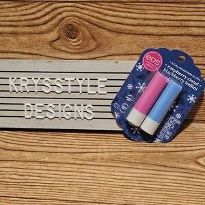 EOS Chapstick Lip Balm Lippies Holiday Raspberry Blackberry